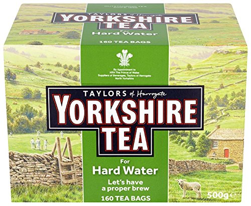 Yorkshire Hard Water Tea Bags 1 Box of 160